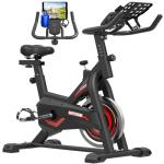 GOFLYSHINE Exercise Bike: Silent, Indoor, with iPad Mount