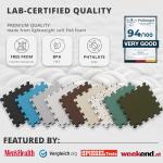 Interlocking EVA Soft Foam Floor Mat Set - 18 Pieces