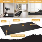 BalanceFrom High Density Exercise Equipment Mat, 1/4" Thick