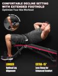LINODI Adjustable Weight Bench for Full Body Workout