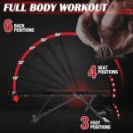 Yagud Weight Bench: Adjustable Multi-Purpose Workout Bench Press