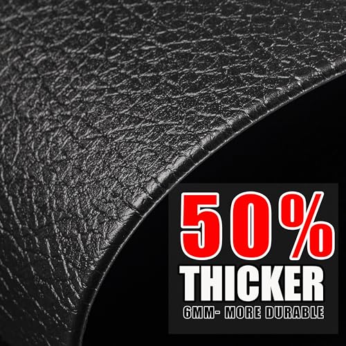 Cycleclub 6mm Thick Exercise Bike Mat - Black