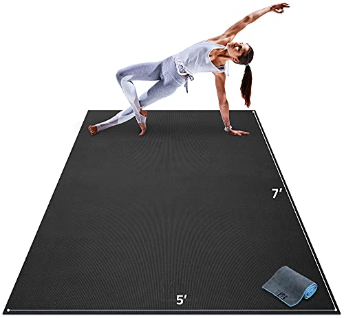 Gorilla Mats Premium Large Yoga Mat - Non-Slip, Extra Thick & Ultra Comfortable