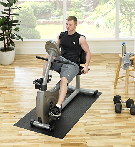 Supermats Heavy Duty Equipment Mat for Cycling and Steppers
