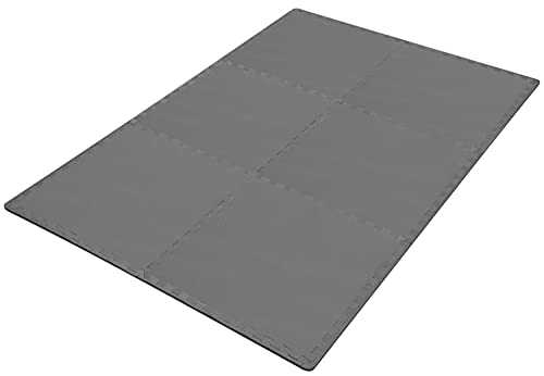 BalanceFrom Puzzle Exercise Mat with EVA Foam, 1/2" Thick
