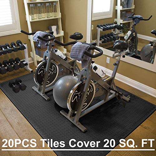 Walsai Interlocking Foam Exercise Mats for Home Gym