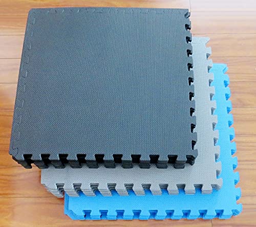 BalanceFrom Puzzle Exercise Mat with EVA Foam, 1/2" Thick