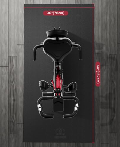 HAPBEAR Exercise Equipment Mat: Hardwood Floor Protection & Gym Fitness Pad