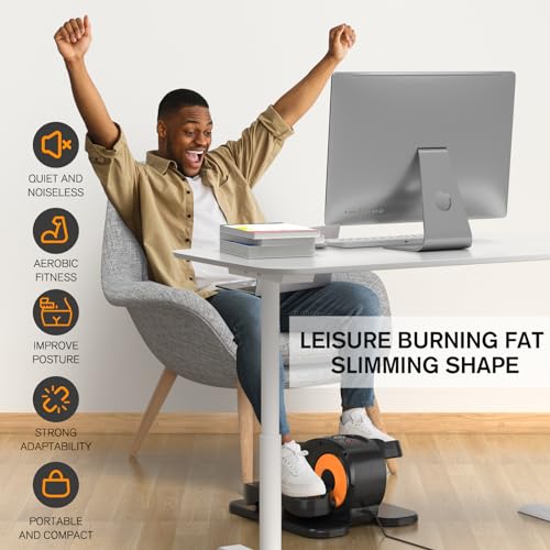 Portable Under Desk Elliptical for Seniors - Seated Leg Exerciser