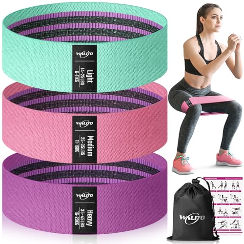 WALITO Fabric Loop Resistance Bands for Legs and Butt