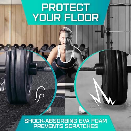 Yes4All Exercise Foam Mats - Interlocking Floor Tiles
