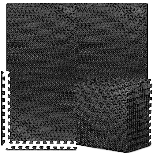 Interlocking Exercise Mat, 24'' x 24'', EVA Foam