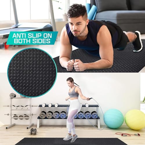 Yes4All Exercise Foam Mats - Interlocking Floor Tiles
