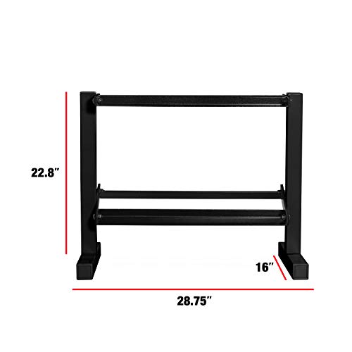CAP Barbell 24" Dumbbell Storage Rack in Black