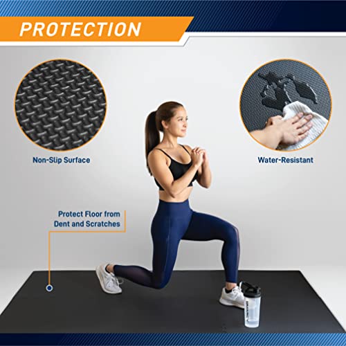 Waterproof Interlocking Flooring Mat for Home Gym Equipment