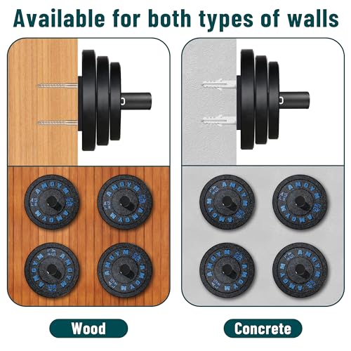 Wall Mounted Weight Plate Holder for 2" Olympic Plates