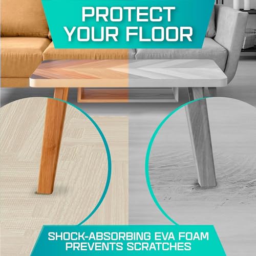 Yes4All Interlocking Foam Gym Floor Mats - Walnut Wood