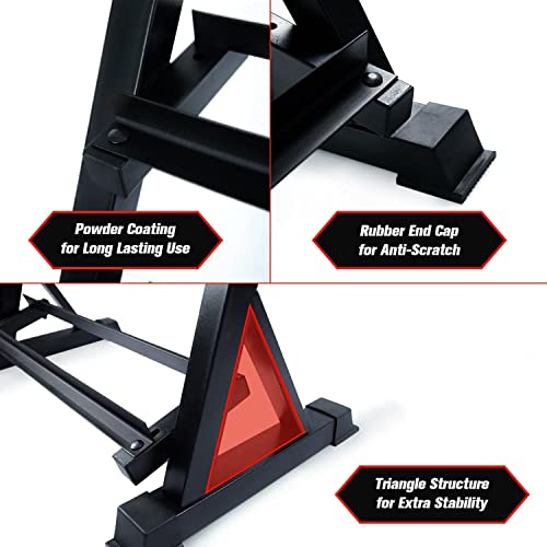 3-Tier Dumbbell Rack for Home Gym Organization, 1100LBS