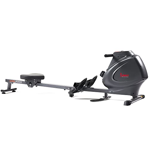 Sunny Health & Fitness Magnetic Rowing Machine with App