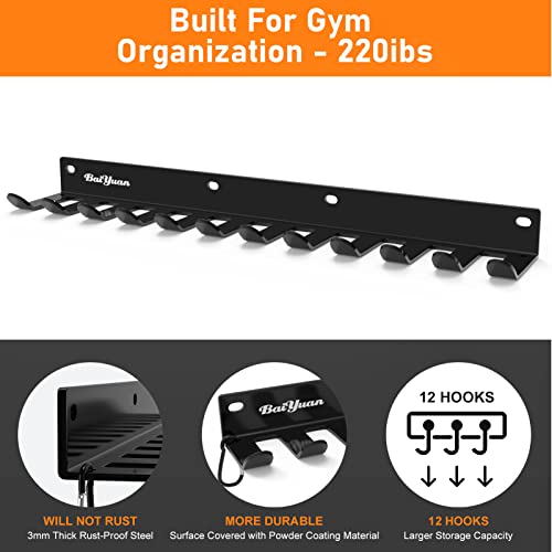 Multi-Purpose Heavy Duty Gym Storage Wall Rack
