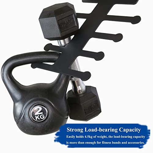 Gym Equipment Organizer for Resistance Bands and Jump Ropes