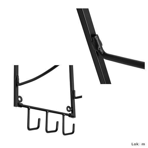 LOKAM Wall Mount Yoga Mat and Foam Roller Holder