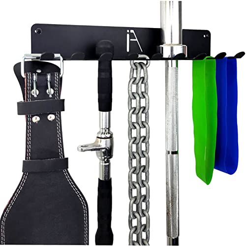 IRON AMERICAN Multipurpose Gym Storage Hanger Rack
