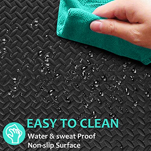 Interlocking Exercise Mat, 24'' x 24'', EVA Foam