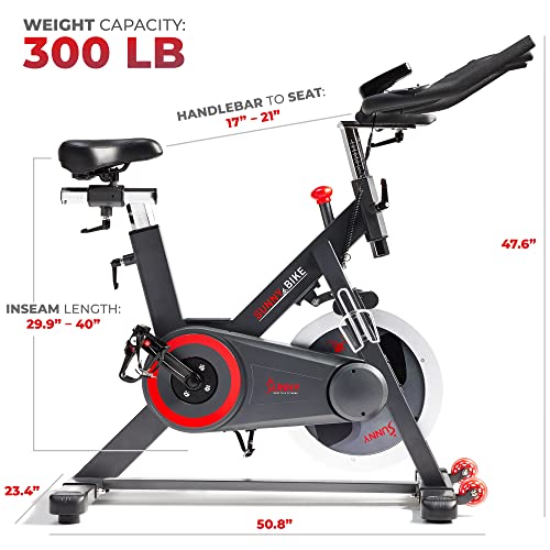 Sunny Indoor Cycling Bike with SunnyFit® App - Grey
