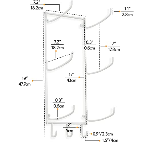 Wallniture Guru Wall Mount Yoga Mat Holder Set
