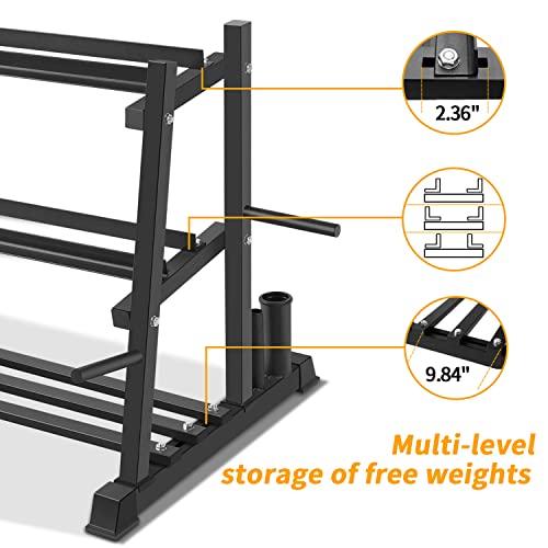Space-Saving Dumbbell Rack Set for Home Gym 1100lbs