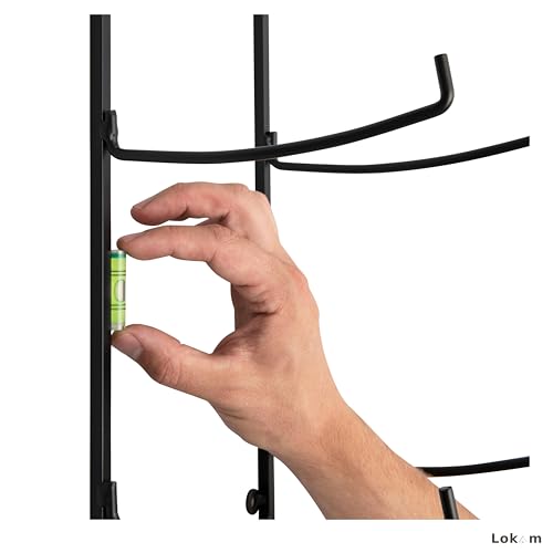 LOKAM Wall Mount Yoga Mat and Foam Roller Holder