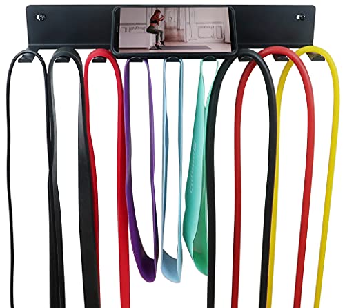 Multi-Purpose Gym Storage Rack for Fitness Bands and Gear