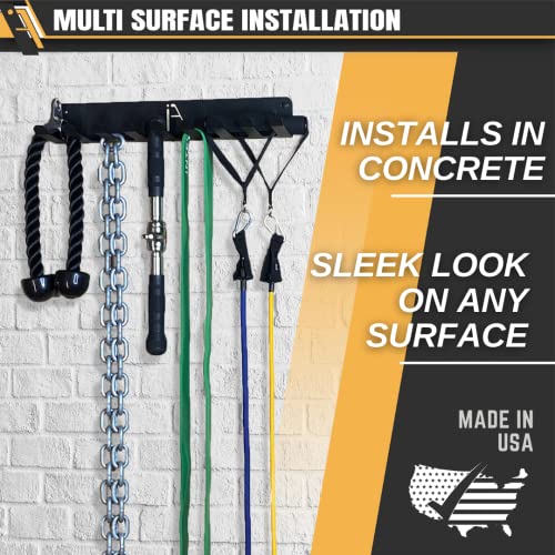 IRON AMERICAN Multipurpose Gym Storage Hanger Rack