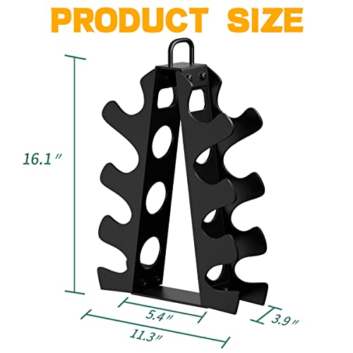 OKUGAFIT 4-Tier Dumbbell Rack for Home Gym