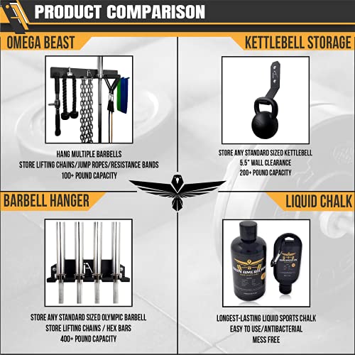 IRON AMERICAN Multipurpose Gym Storage Hanger Rack