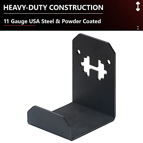 Weight Bench Gym Storage Wall Mount Brackets, 200lb Capacity