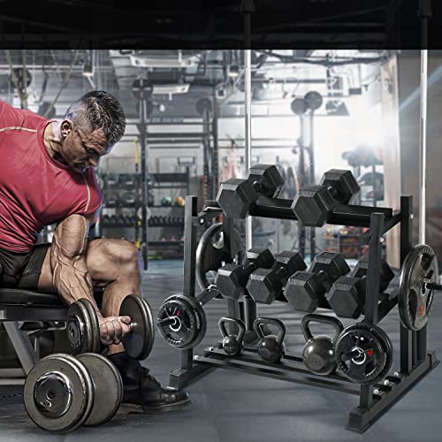 Space-Saving Dumbbell Rack Set for Home Gym 1100lbs