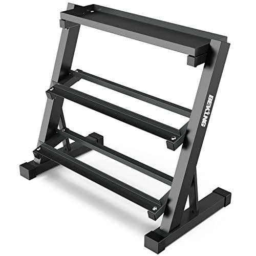BEKING 3 Tier Dumbbell Rack, 1000lb Capacity, Home Gym