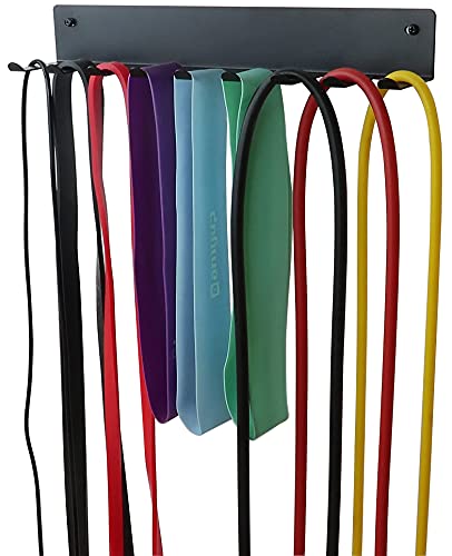 Multi-Purpose Gym Storage Rack for Fitness Bands and Gear