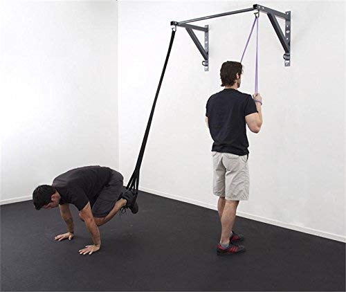 Anchor Gym Pull Up Bar - Wall Mount Station for Body Weight Straps