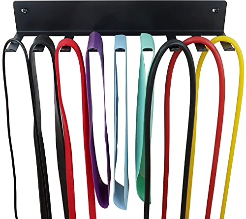 Multi-Purpose Gym Storage Rack for Fitness Bands and Gear