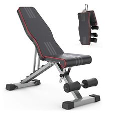 OUNUO Adjustable Foldable 660LB Weight Bench for Home Gym
