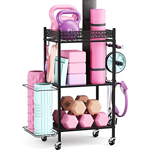 VOPEAK Metal Storage Rack for Home Gym Equipment