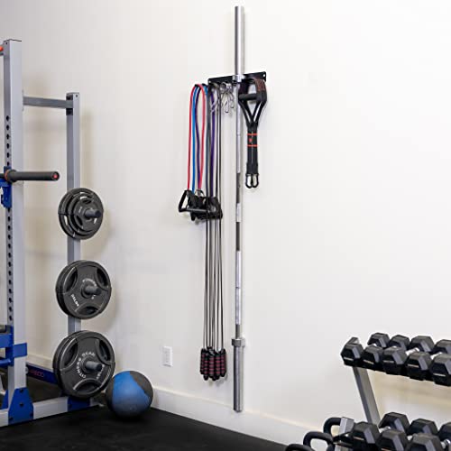 Wall Mount Gym Equipment Storage Rack for Fitness Accessories