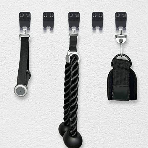 5PCS Tonal Accessories Wall Shelf Clips with Resistance Band Holder