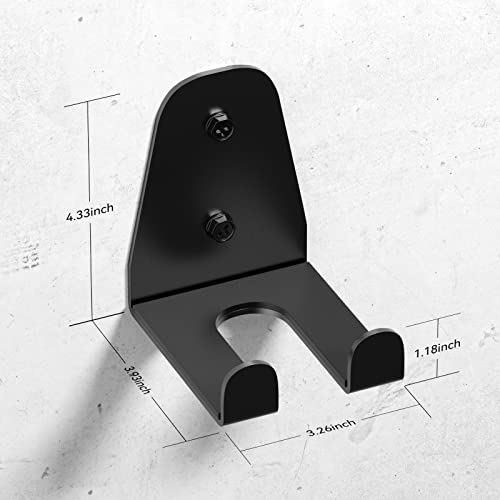 Barbell Hanger Wall Rack for Garage Gym, Black
