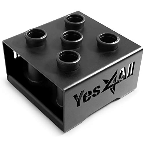 Yes4All Olympic Bar Vertical Storage Display Rack, Black