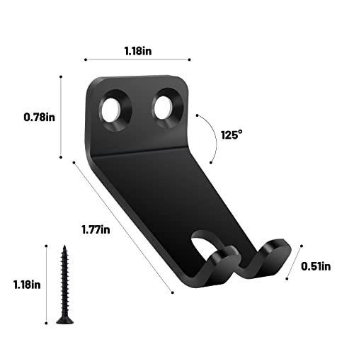 5PCS Tonal Accessories Wall Shelf Clips with Resistance Band Holder