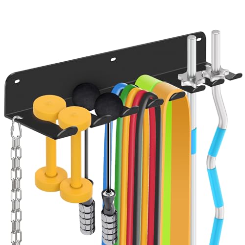 FizLig Multi-Purpose Home Gym Organization Storage Rack